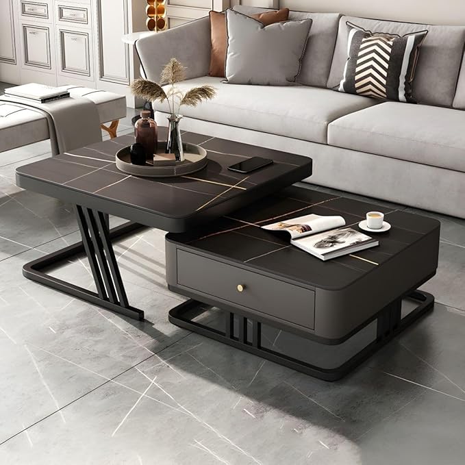 Drawer Square Coffee Table